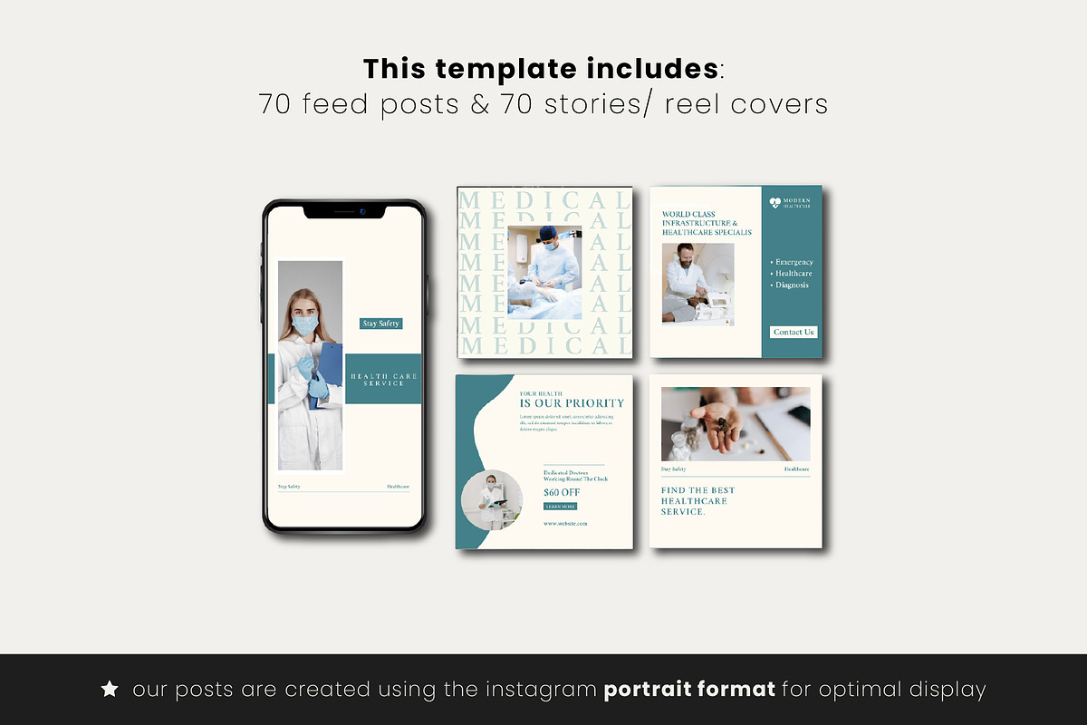 Clinic & Dentist Social Templates preview 3