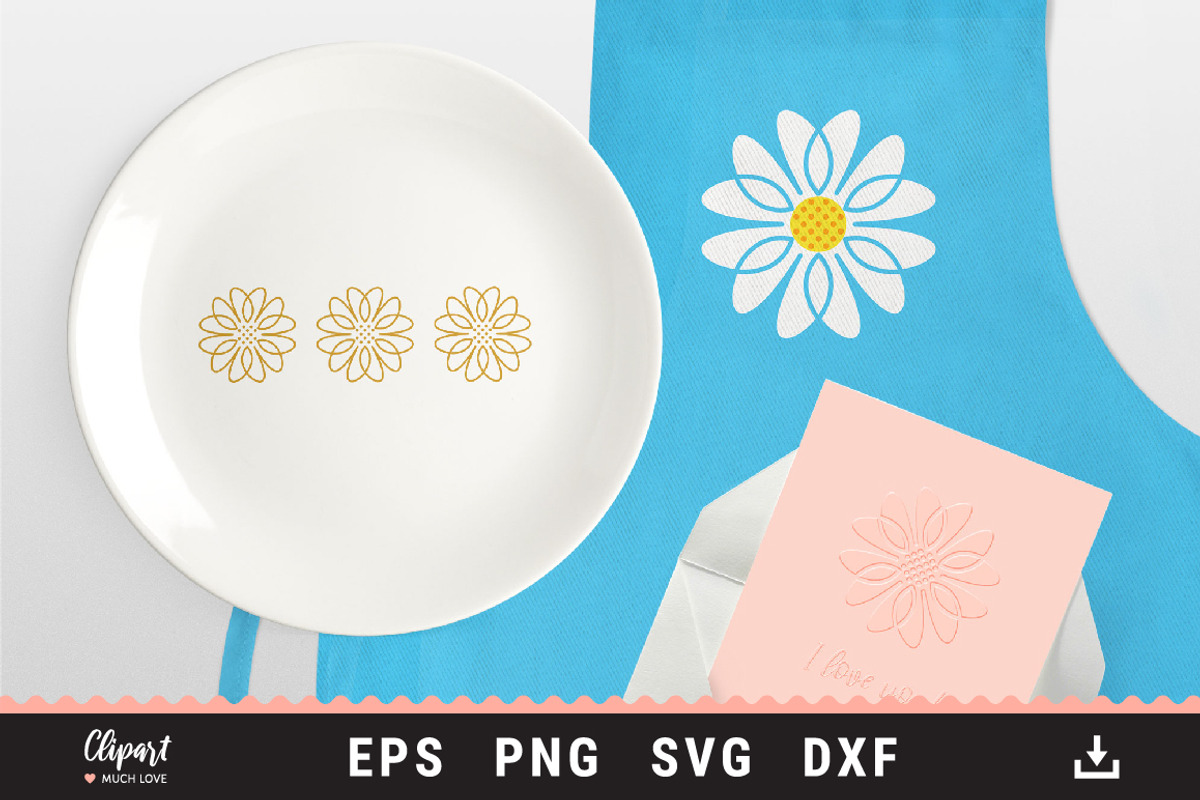 Daisy SVG, Icon, Flowers Clipart, an Icon by ClipartMuchLove (Photo 5 of 6)