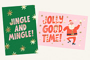 Club Merry Layered Font, a Sans Serif Font by Nicky Laatz (Thumbnail 9 of 12)