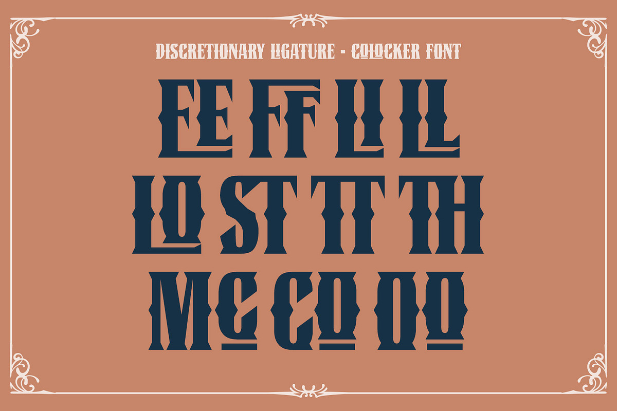 Colocker, a Symbol Font by Vintage Division (Photo 13 of 15)
