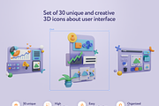 Destly Interface 3D Icons, a 3D by Welovegraphics (Thumbnail 2 of 7)