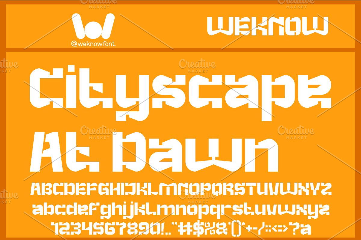 Action Movie font, a Font by weknow (Photo 2 of 8)