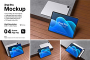 iPad Pro Mockup Bundle Set, an iPad Mockup by Rielismee (Thumbnail 1 of 5)
