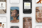 Skincare CANVA Beauty Templates, a Social Media Template by Xenié Creative (Thumbnail 9 of 10)