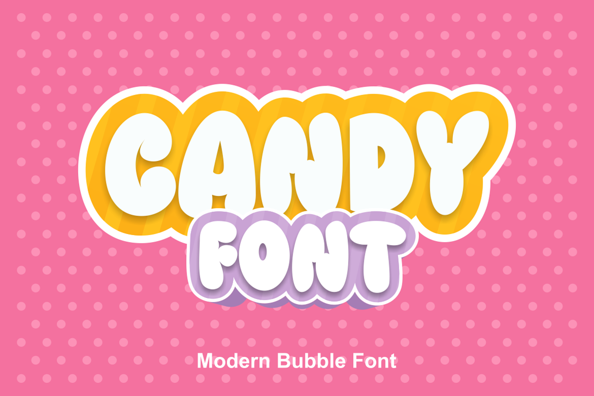 Lazypop Font, a Sans Serif Font by albert_kalingga (Photo 2 of 3)