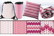 Knitted cozy pattern collection, a Pattern Graphic by angychan (Thumbnail 3 of 3)