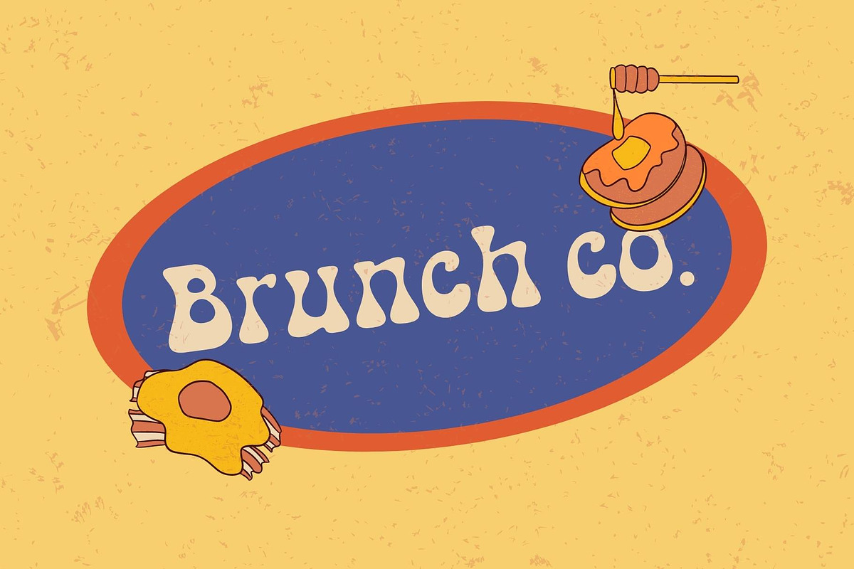 Retro Cool - Groovy font, a Font by Nirmana Visual (Photo 7 of 10)