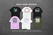 6 Realistic Back T-shirt Mockup, a Shirt Mockup by Uncentrifuged Pressure (Thumbnail 1 of 8)