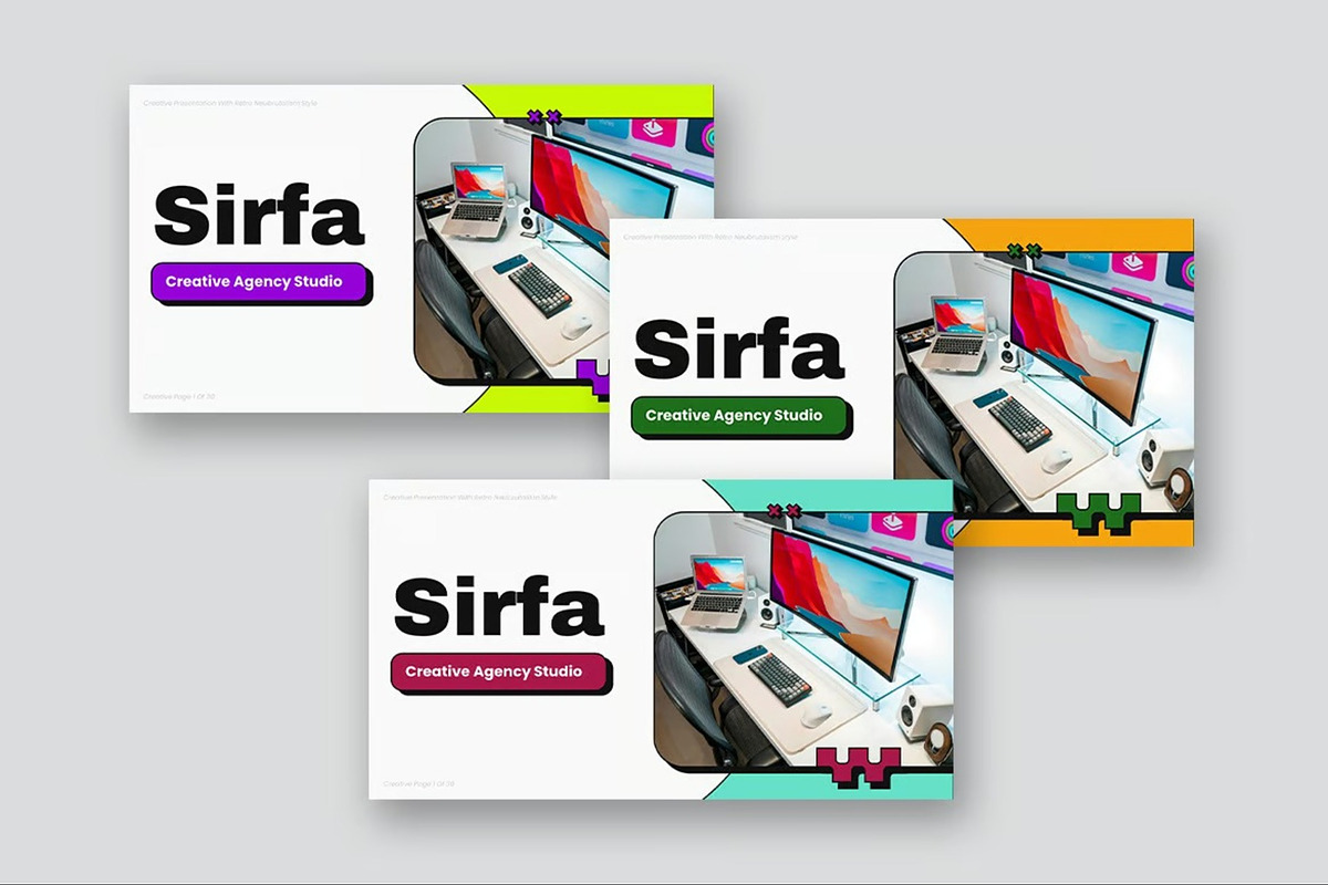 Creative Agency Studio Google Slides preview 2