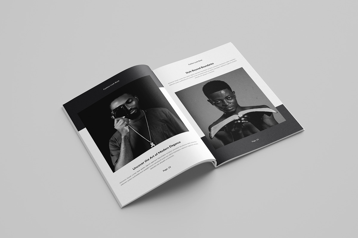 Fashion Lookbook Template, a Brochure Template by Spark_Creative (Photo 12 of 17)