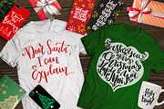 Christmas Lettering Quotes & Clipart, a Decorative Illustration by PicByKate (Thumbnail 6 of 7)