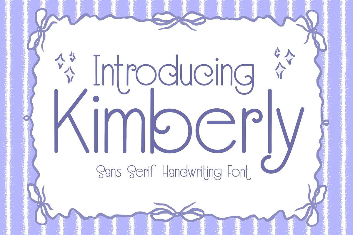 Kimberly Font, a Handwritten Font by Fox7 By Rattana (Photo 1 of 9)