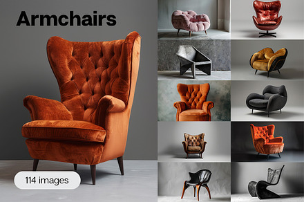 114 Armchairs, an Arts & Entertainment Photo by Handmadefont