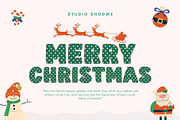 Fox Xmas-V4 Color Font, a Symbol Font by Fox7 By Rattana (Thumbnail 3 of 7)
