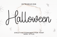 Halloween | Script Font
