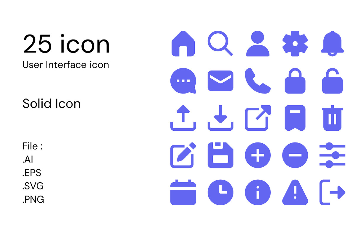 UI/UX User Interface Icon 3 in 1, an Outline Icon by Evloxx Studio (Photo 3 of 4)