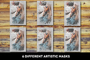 Ink Portrait Volume 02, an Action Add-On by Gromov Design (Thumbnail 3 of 6)