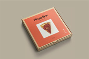 Pizza Box mockup - Luxury Edition, a Packaging Mockup by megostudi0 (Thumbnail 3 of 8)