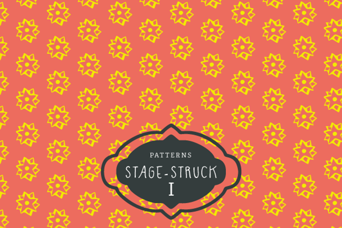 Stage-Struck Pattern Collection I, a Pattern Graphic by sabinar (Photo 3 of 4)