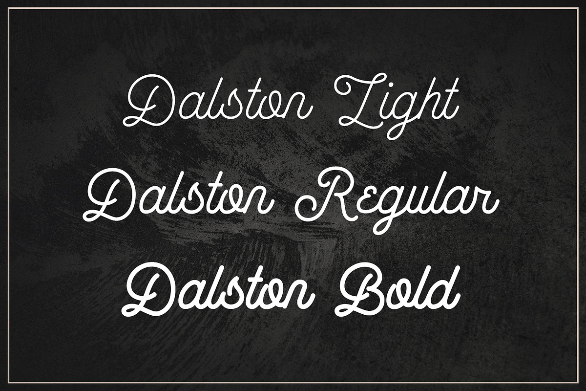 Dalston - Retro Script Font preview 2
