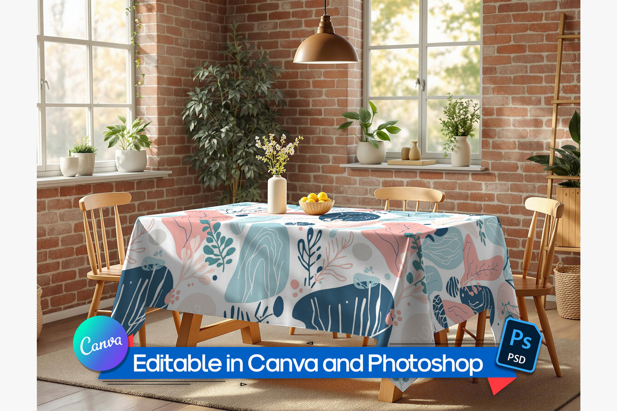 Table setting mockup, an Advertising Mockup by Rami's Mockups (Photo 1 of 3)