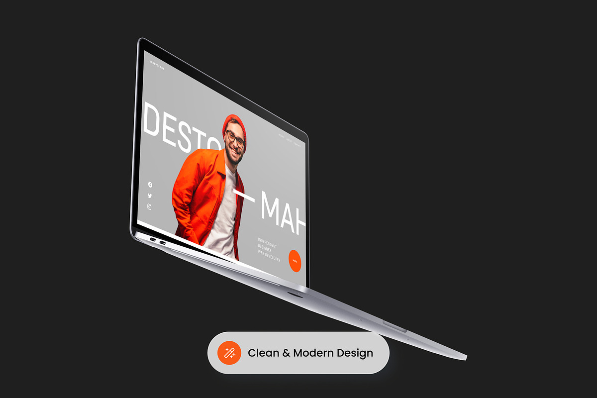 Desto - Web Developer Landing Page, a Landing Page Template by SLAB! Design (Photo 4 of 4)