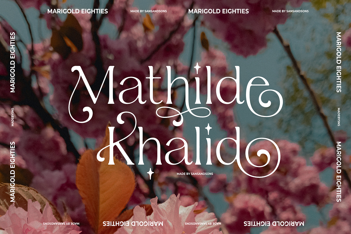 Marigold Eighties, a Serif Font by Sans & Sons (Photo 8 of 10)