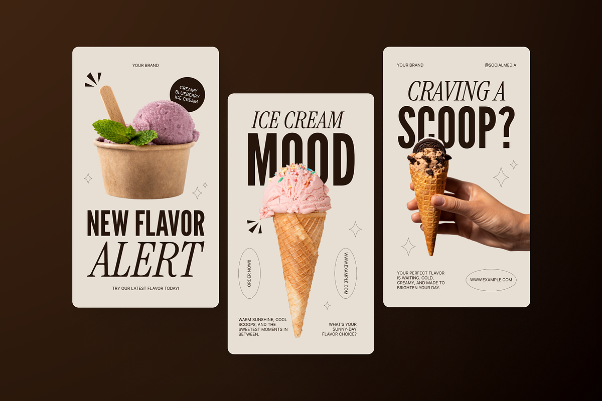 Ice Cream Instagram Story, a Social Media Template by Annora Studio (Photo 2 of 6)