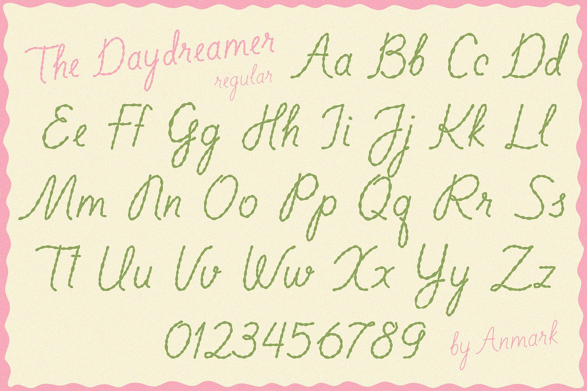 The Daydreamer Romantic Font DUO, a Handwritten Font by AnMark (Photo 11 of 13)