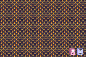 Gradient Art Deco Pattern Design, a Pattern Graphic by MISS CHATZ