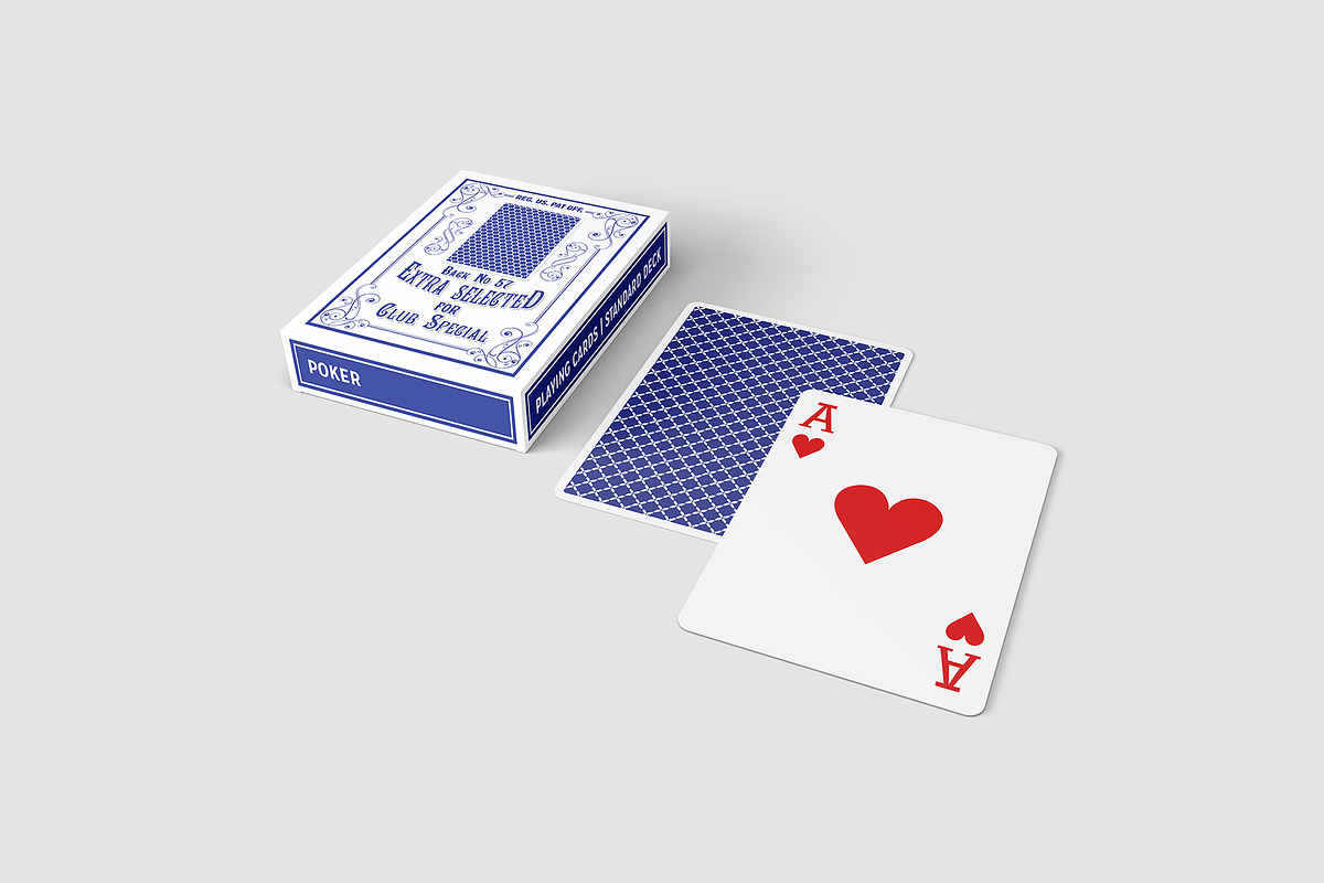 Playing Cards Mockups v4 - 14 Views, an Advertising Mockup by Illusiongraphic (Photo 10 of 26)