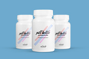 Pill Bottle Mockup, a Cups & Container Mockup by Toasin Studio (Thumbnail 2 of 6)