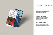 Phone Screen Mock-up, an iPhone Mockup by Lxadesign (Thumbnail 4 of 11)