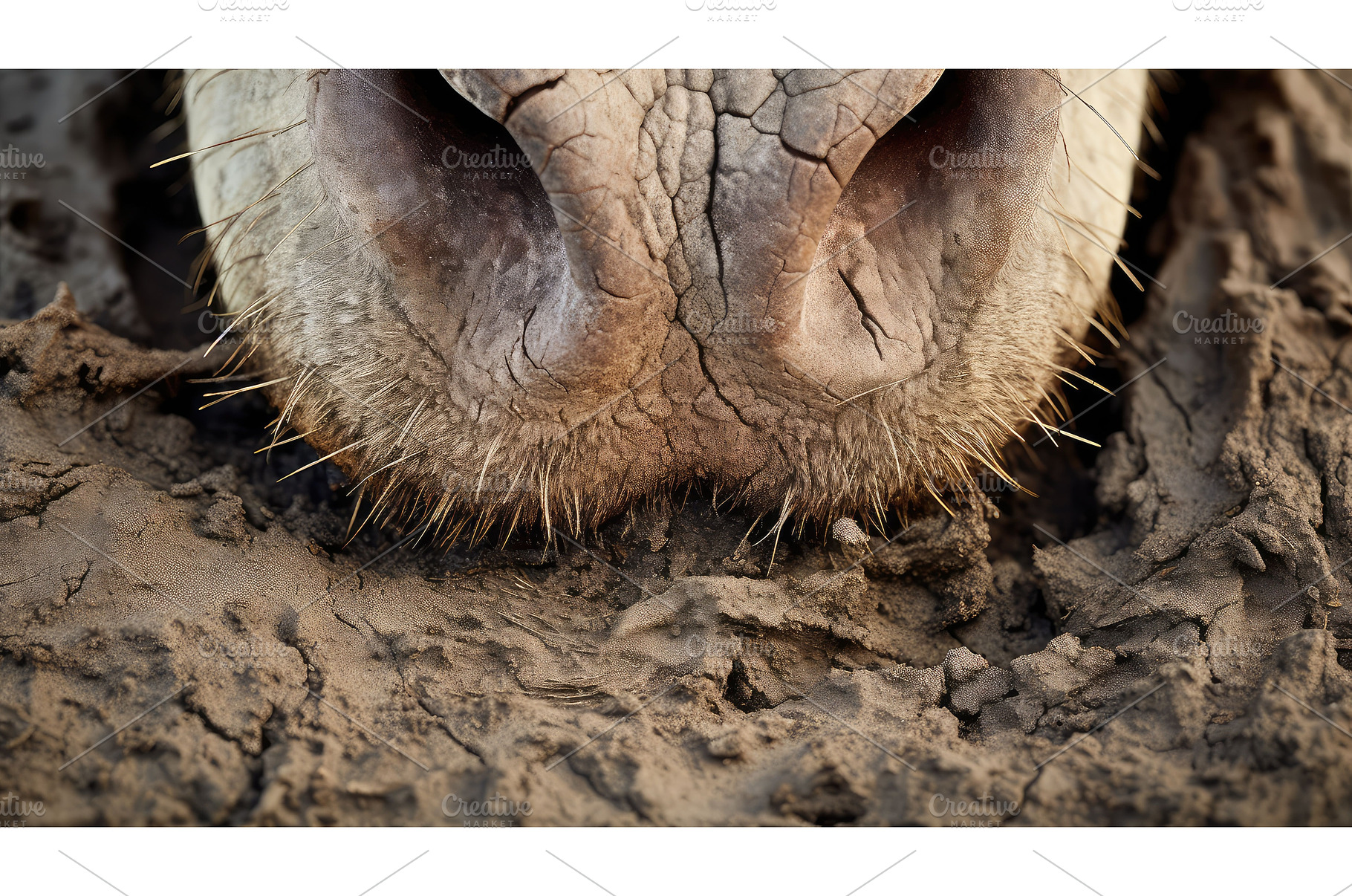 cattle cow hoof depic ai generated, an Animal Photo by pikepicture