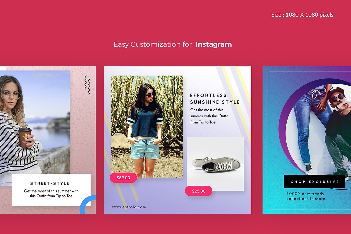 Bright Space Social Media Pack, a Social Media Template by Fluto Creative Studio (Photo 5 of 10)