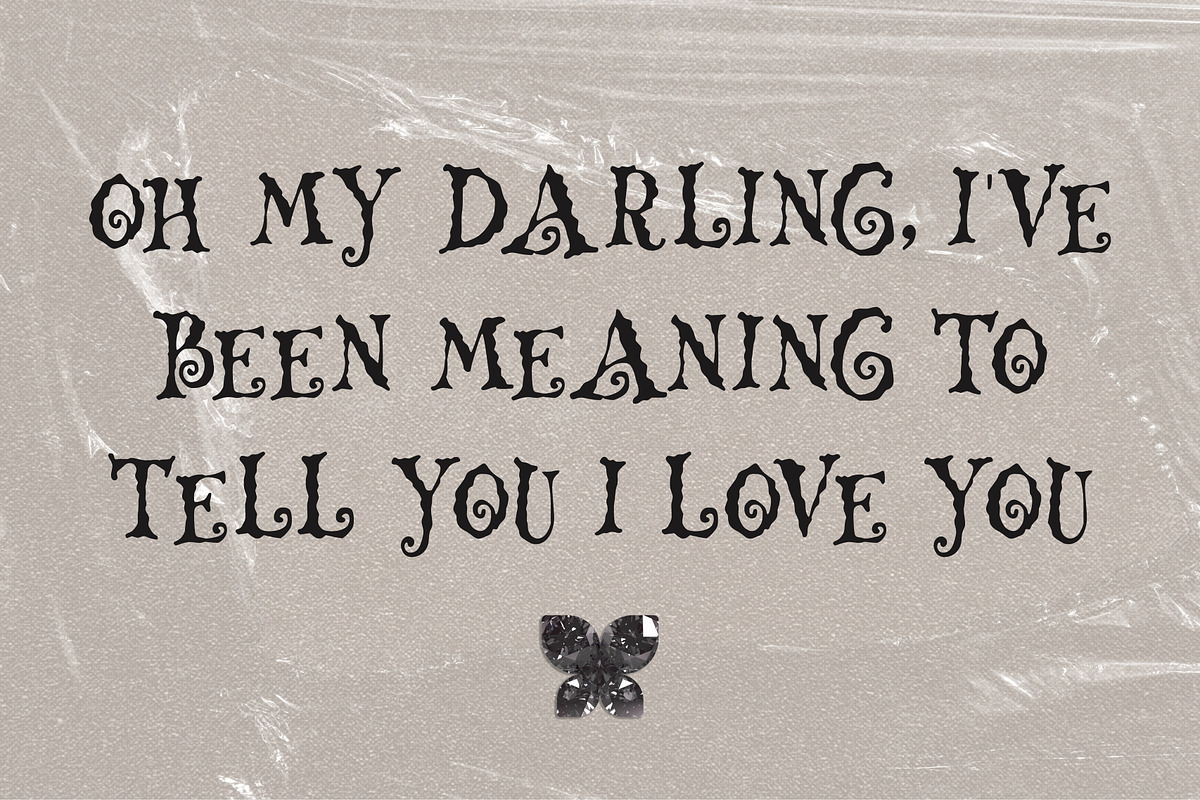 Curlicues Kooky Display Font, a Handwritten Font by The October Creative (Photo 6 of 8)