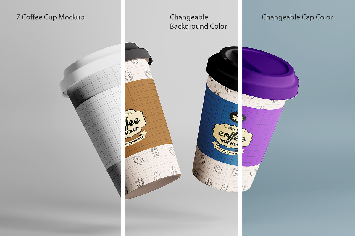 Coffee Cup Mockups, a Cups & Container Mockup by alimran24 (Photo 2 of 10)