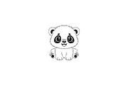 Mr. Panda Logo Template, a Branding & Logo Template by Graplick (Thumbnail 1 of 5)