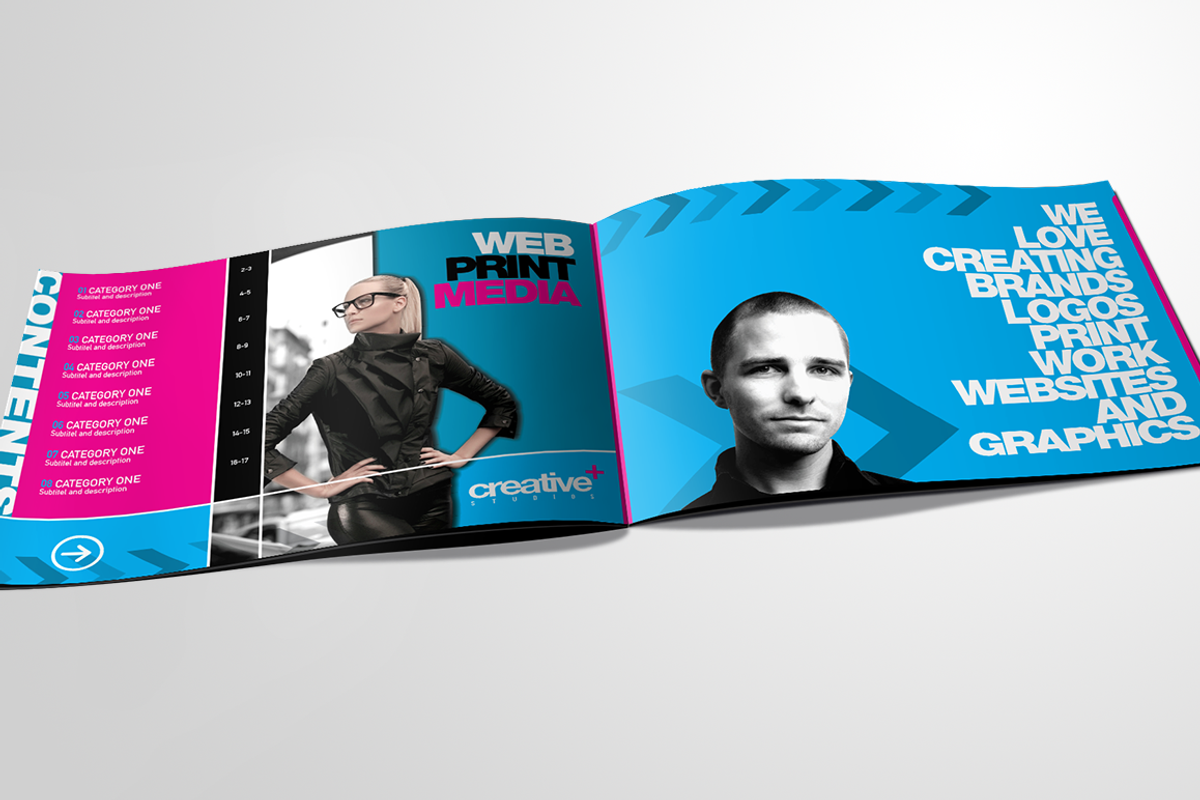 RW Design Agency Portfolio Brochure, a Brochure Template by Reclameworks (Photo 2 of 5)