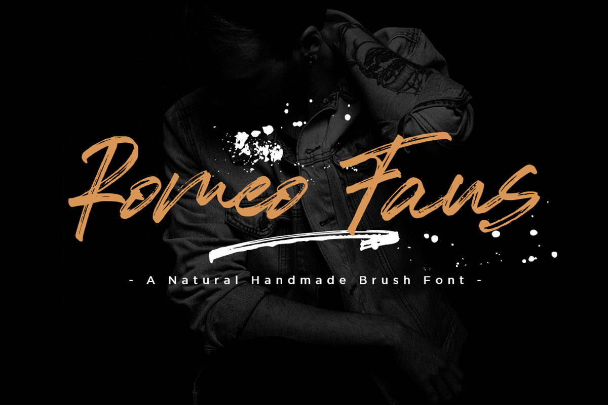 Romeo Fans / Natural Handmade Brush
