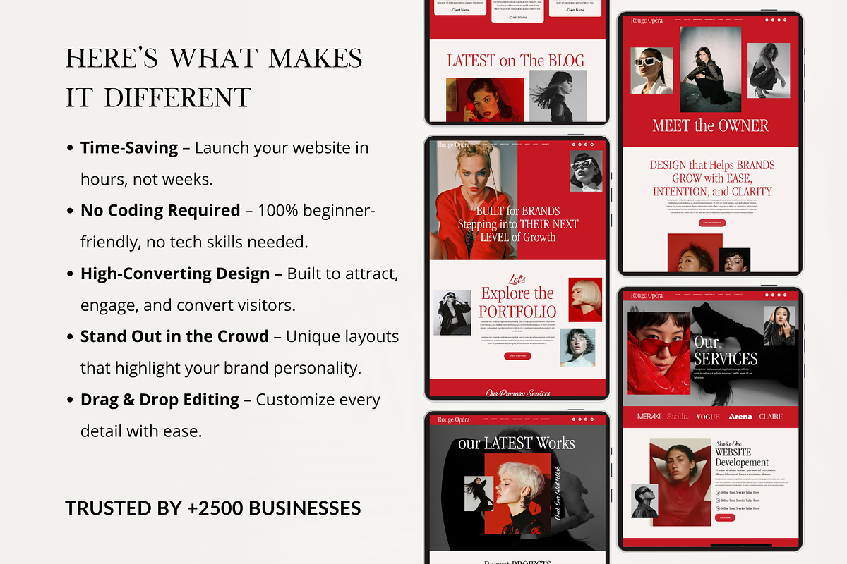 Luxury Wix Studio Website Template, a Wix Template by AdvertFox (Photo 3 of 10)