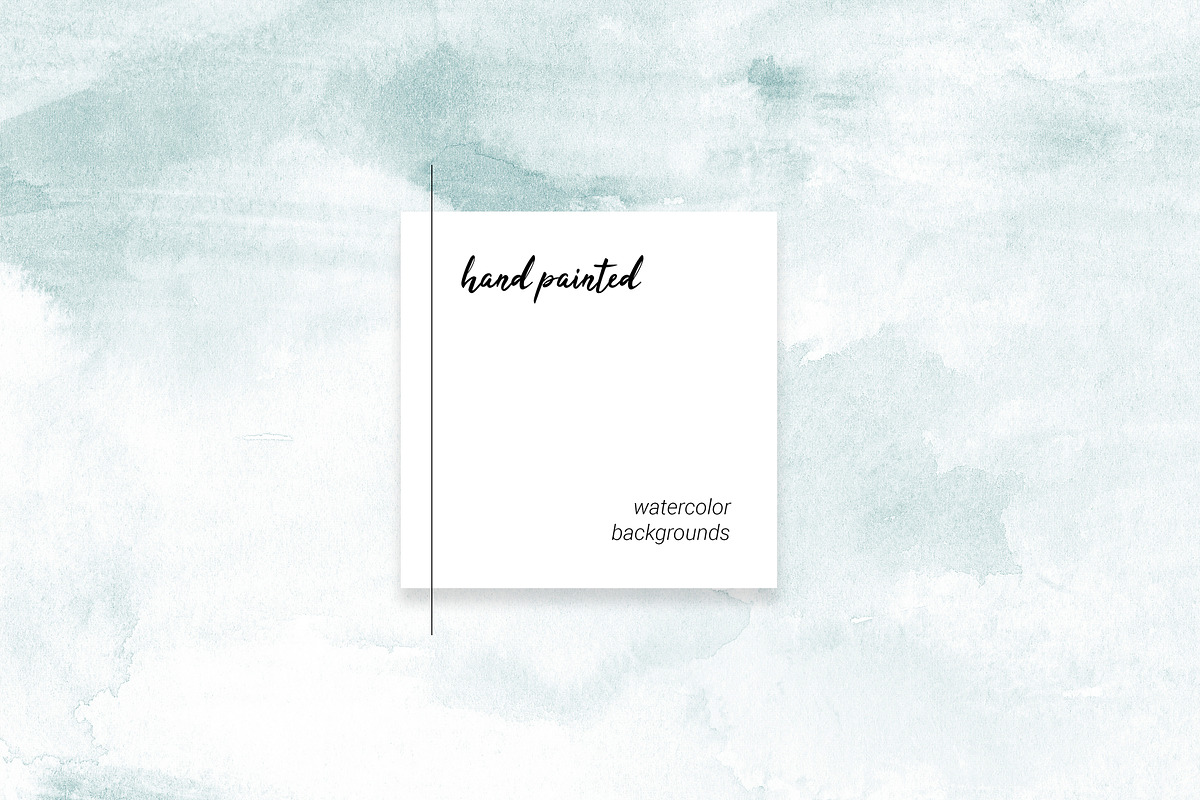 CALM LAND | Watercolor backgrounds, a Texture Graphic by SweetRenieDesigns (Photo 6 of 8)