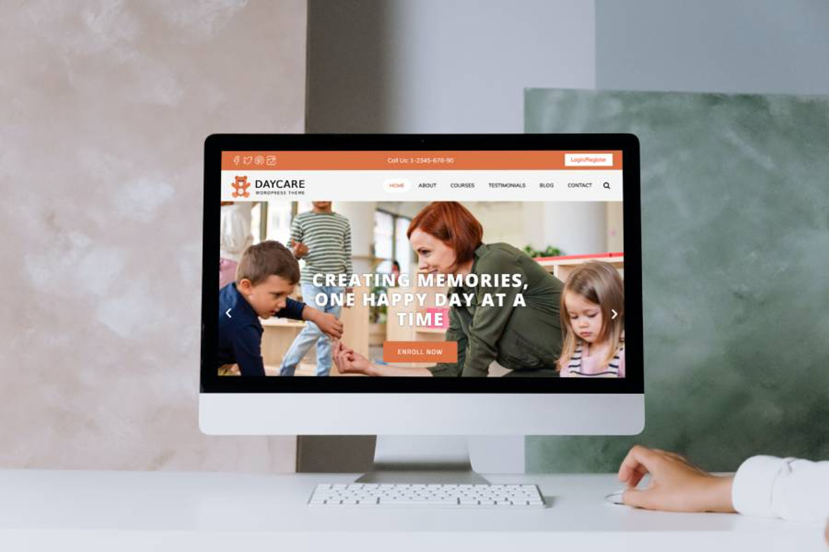 DayCare WordPress Theme preview 3