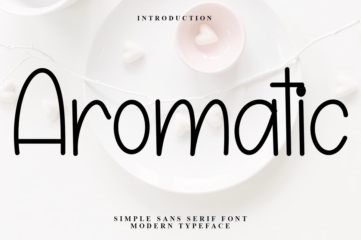 Aromatic, a Sans Serif Font by FreshTypeINK (Photo 1 of 8)