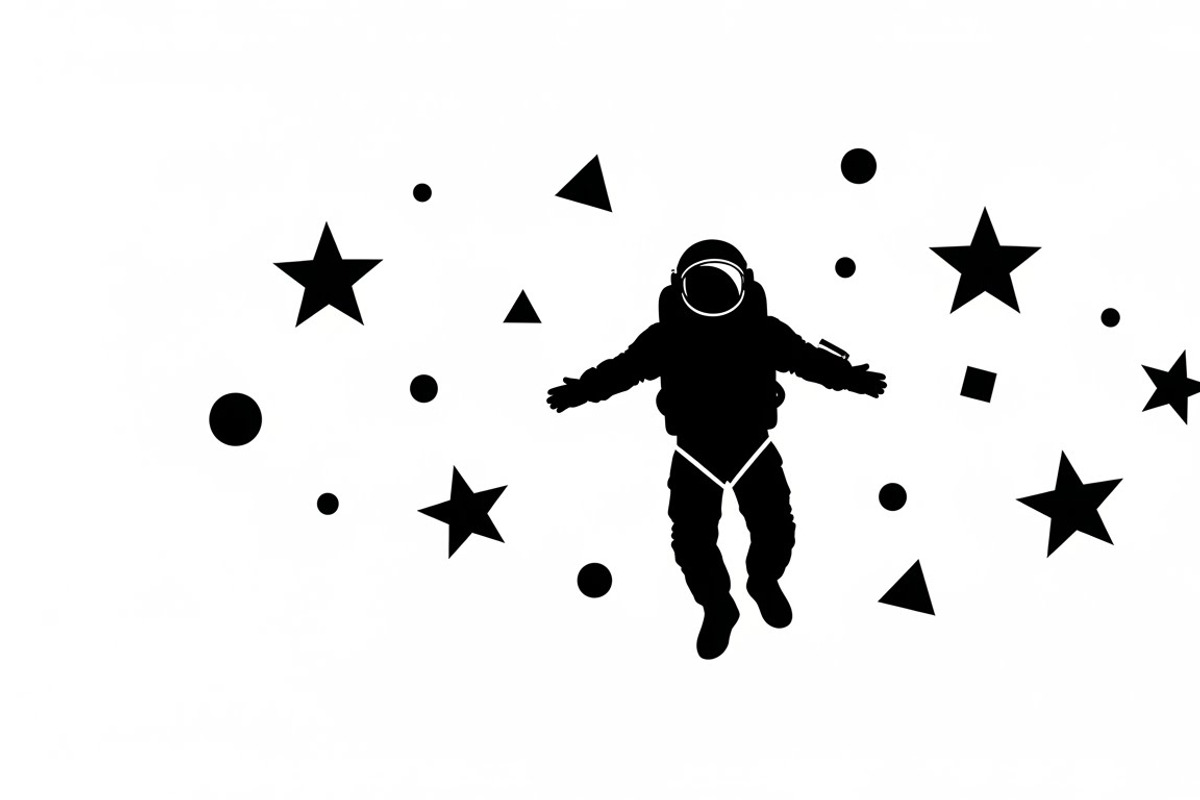 This vector astronaut artwork, an Illustration by Amazin_art (Photo 19 of 30)