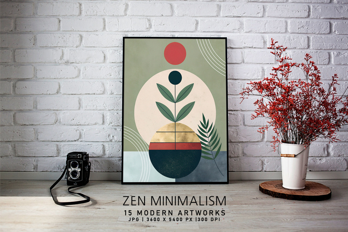 Zen Minimalism, a Decorative Illustration by Digital Art Creations (Photo 5 of 7)