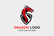 Dragon Powerful Emblem Logo Design, a Branding & Logo Template by Megafox Studio (Thumbnail 2 of 2)