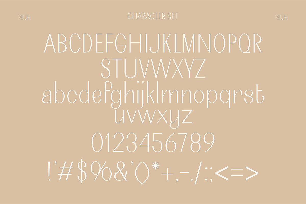 Riuh Sans, a Sans Serif Font by GRVS Studio (Photo 2 of 4)