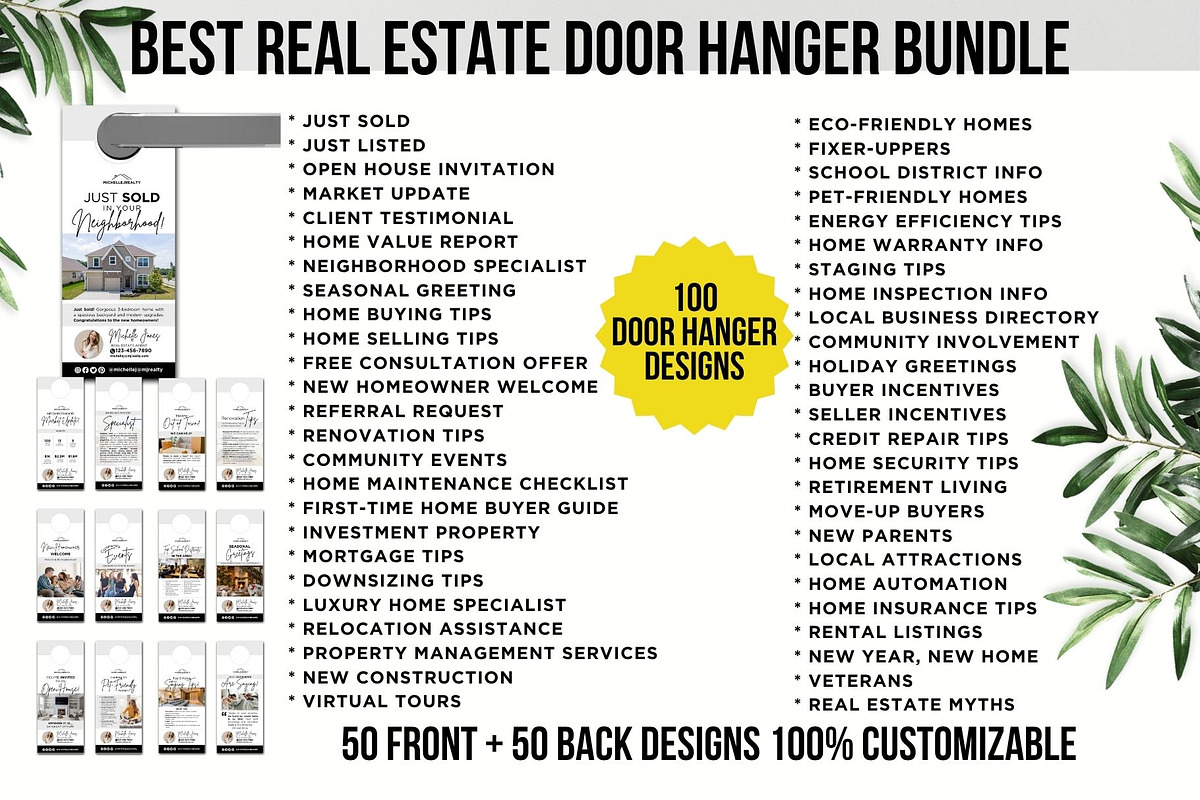 Real Estate Farming Bundle Canva preview 5