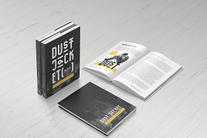 Book Mock-Up / Dust Jacket Edition